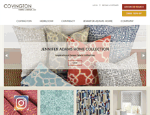 Tablet Screenshot of covingtonfabric.com
